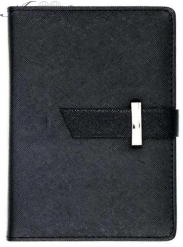 Блокнот на застежке ЧГ 135 х 180 мм кожзаменитель, рифленый, черный 08-N28-32, 118170 Блокнот на застежке ЧГ 135 х 180 мм кожзаменитель, рифленый, черный 08-N28-32, 118170