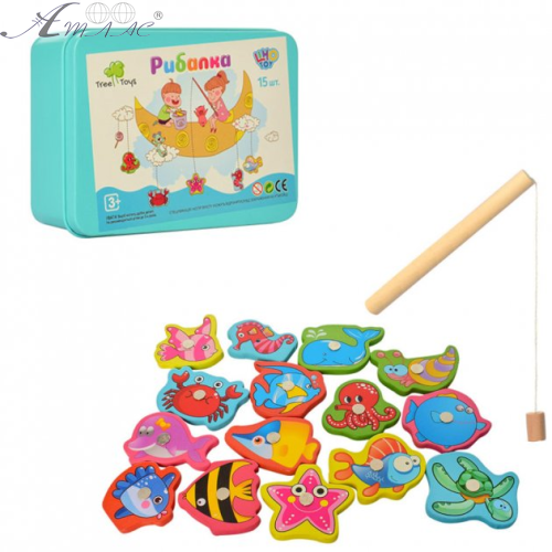 Игрушка Рыбалка в метал пенале 125*95*45мм. 12953 Игрушка Рыбалка в метал пенале 125*95*45мм. 12953