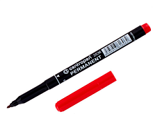 Маркер Centropen перманентный красный   2536/02 