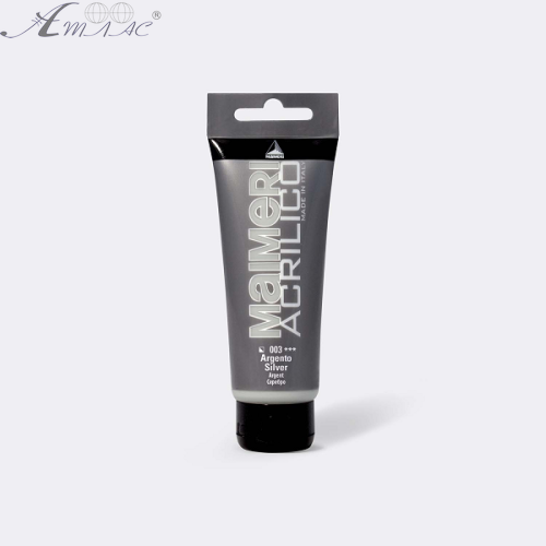Фарба акрилова Maimeri Acrilico 75 мл Срібна 0916003 Фарба акрилова Maimeri Acrilico 75 мл Срібна 0916003