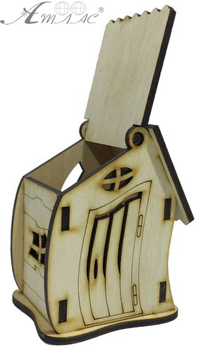 Домик № 12 Шкатулка с открывающейся крышей 6 х 7 х 10 см AS-4261, F-0141 фото 2 Домик № 12 Шкатулка с открывающейся крышей 6 х 7 х 10 см AS-4261, F-0141 фото 2