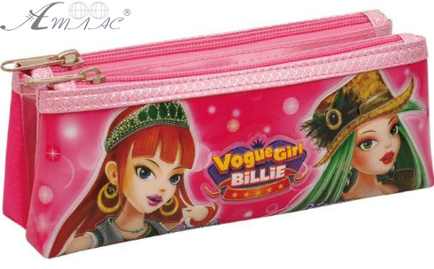 Пенал школьный Leader HS-01145 Vogue Girl Пенал школьный Leader HS-01145 Vogue Girl