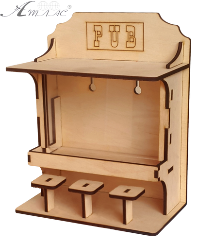 Кормушка № 8 Барная стойка 16.3 х 9 х 20 см AS-4300 фото 2 Кормушка № 8 Барная стойка 16.3 х 9 х 20 см AS-4300 фото 2