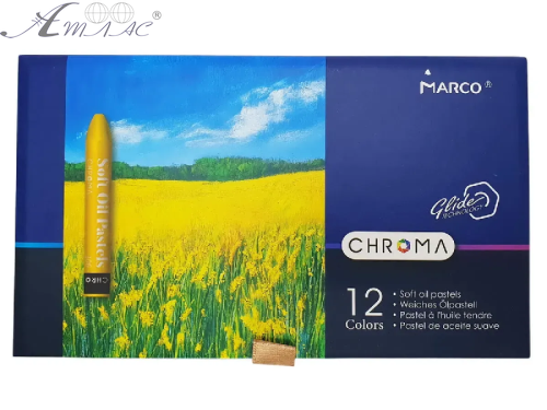 Пастель масляна Marco CHROMA 12 кольори професійна 1091-12CB фото 2 Пастель масляна Marco CHROMA 12 кольори професійна 1091-12CB фото 2