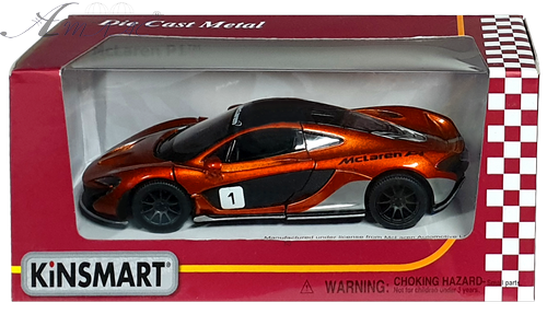 Машинка Kinsmart McLaren Р1, спорт KT5393FW Машинка Kinsmart McLaren Р1, спорт KT5393FW