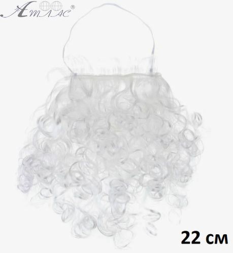 Борода Діда Мороза 22 см 13303 Борода Діда Мороза 22 см 13303