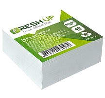 Бумага для заметок Fresh Up белая НЕ склеенная 80 х 80 мм 400 л FR-1411