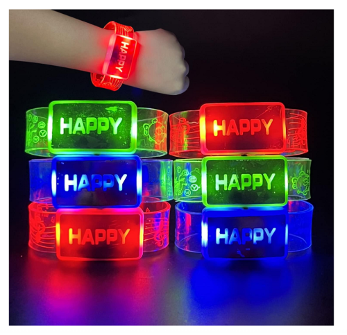 Игрушка Браслет Happy светящийся микс цветов 13536 фото 2 Игрушка Браслет Happy светящийся микс цветов 13536 фото 2