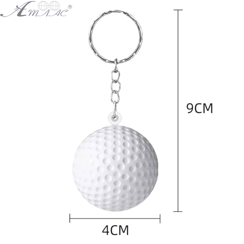 Брелок Мяч для Гольфа 4 см мягкий плавающий 08738 Брелок Мяч для Гольфа 4 см мягкий плавающий 08738