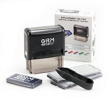 Штамп самонабірний GRM 59 х 23 мм 5 рядів укр+рос 4913