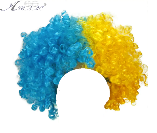 Парик Желто- Синий на резинке 13309 Парик Желто- Синий на резинке 13309