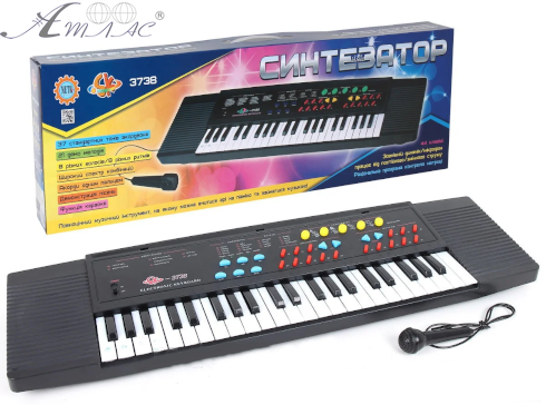 Игрушка Пианино с микрофоном 3738 Игрушка Пианино с микрофоном 3738