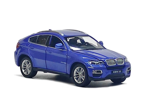 Машинка Автопром BMW Х6 синяя металл свет звук 18см 68250А Машинка Автопром BMW Х6 синяя металл свет звук 18см 68250А
