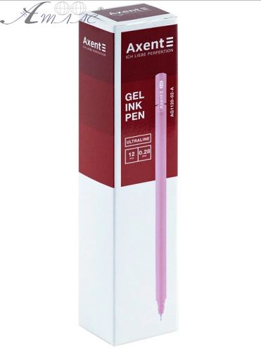 Ручка гелева Axent Ultraline 0.28 мм синя  AG1120-02-А фото 2