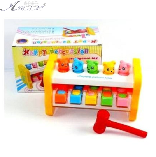 Игрушка развивающая Стучалка с мишками в коробке 328-3 Игрушка развивающая Стучалка с мишками в коробке 328-3