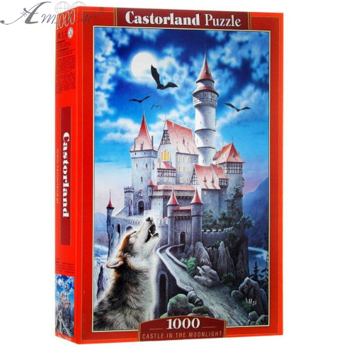 Іграшка Пазл 1000 Замок та вовк 68 х 47 см Castorland C-100699 Іграшка Пазл 1000 Замок та вовк 68 х 47 см Castorland C-100699