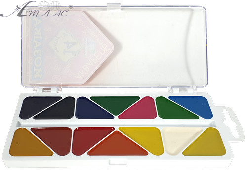 Акварель набор Гамма - Мозаика 14 цветом фото 2