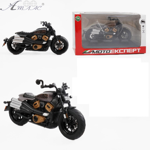 Мотоцикл Мотоексперт Harley Davidson Sportster инерц 17см  BG 74-102
