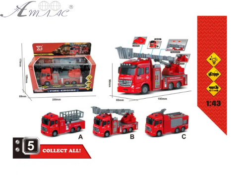 Игрушка Машинка Пожарная 16см свет, звук в коробке XG877-A61В фото 2 Игрушка Машинка Пожарная 16см свет, звук в коробке XG877-A61В фото 2