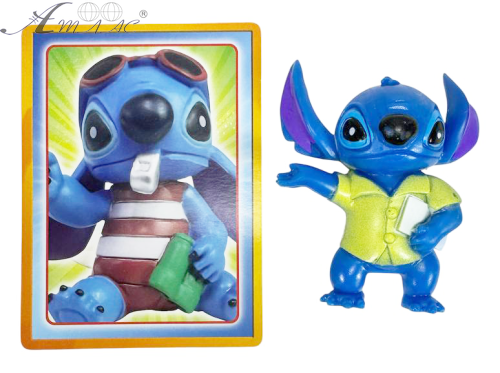 Игрушка Герои Мультфильмов Стич ~5 см в желтом пиджаке 14036 Игрушка Герои Мультфильмов Стич ~5 см в желтом пиджаке 14036