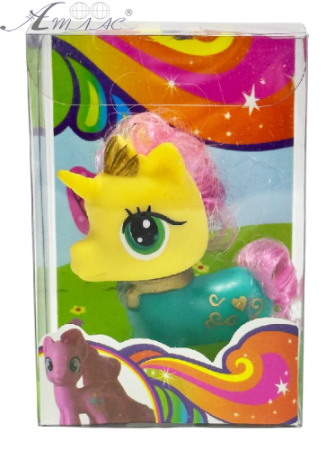 Игрушка Пони Герои желтый единорог в коробке  10306 фото 2