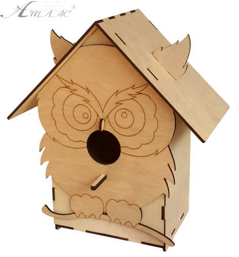 Скворечник № 4 сова, 28.5 х 19 х 32 см AS-4353 Скворечник № 4 сова, 28.5 х 19 х 32 см AS-4353