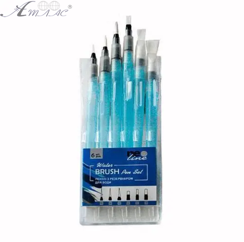 Набір пензлів із резервуаром для води 6шт. WP-06, 03321 Набір пензлів із резервуаром для води 6шт. WP-06, 03321