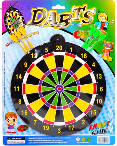 Игрушка Дартс Магнитный в блистере 18-361 Игрушка Дартс Магнитный в блистере 18-361