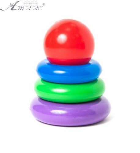 Іграшка Піраміда пластикова 11 х 13 см Оріон 573в5 Іграшка Піраміда пластикова 11 х 13 см Оріон 573в5