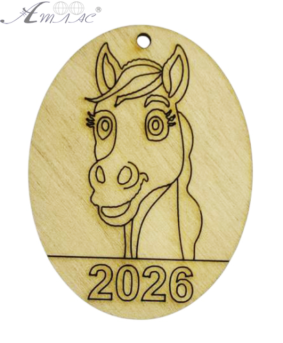 Фигурка Лошадка № 11 в овалі 5,5 х 7,5 см AS-4381 Фигурка Лошадка № 11 в овалі 5,5 х 7,5 см AS-4381