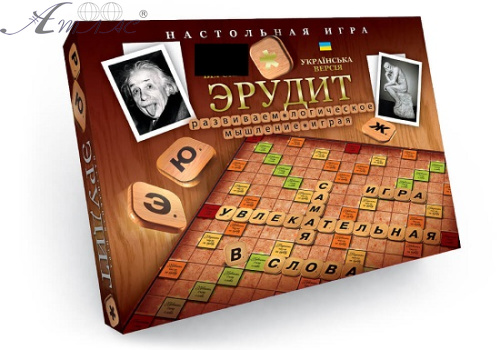 Гра Настільна Ерудит велика DTG26 Гра Настільна Ерудит велика DTG26
