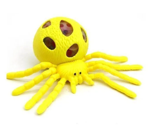 Игрушка силиконовая антистресс Паук цветной с орбизами 10 см 9499 фото 2 Игрушка силиконовая антистресс Паук цветной с орбизами 10 см 9499 фото 2