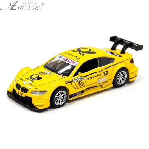 Машинка Techno Drive BMW M3 DTM желтая  250257