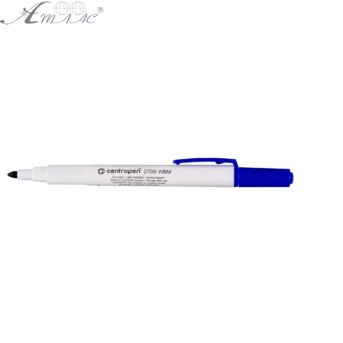 Маркер сухостираемый, сentropen, синий, 1,8мм 2709/03 синий Маркер сухостираемый, сentropen, синий, 1,8мм 2709/03 синий