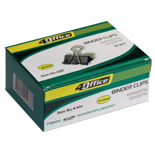 Биндер 51 мм шириной Цена за пачку 12шт !  4-331 фото 2
