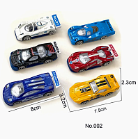 Машинка Гоночна спорт 8 см мікс 1шт  S408-2