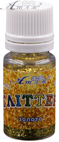 Блестки (Глиттер) Атлас 7 гр - Золото AS-2044, А-902 Блестки (Глиттер) Атлас 7 гр - Золото AS-2044, А-902