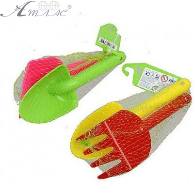 Игрушка Пластиковая Лопатка + Грабли 18 см 481в3 Орион Игрушка Пластиковая Лопатка + Грабли 18 см 481в3 Орион