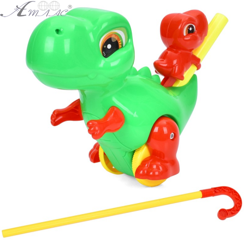 Игрушка Каталка Динозавр пластик 26 см 0536 Игрушка Каталка Динозавр пластик 26 см 0536
