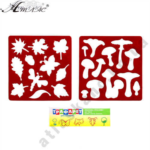 Трафарет "В Лесу" 13 см 2 шт AS-0253, К-9065м Трафарет "В Лесу" 13 см 2 шт AS-0253, К-9065м