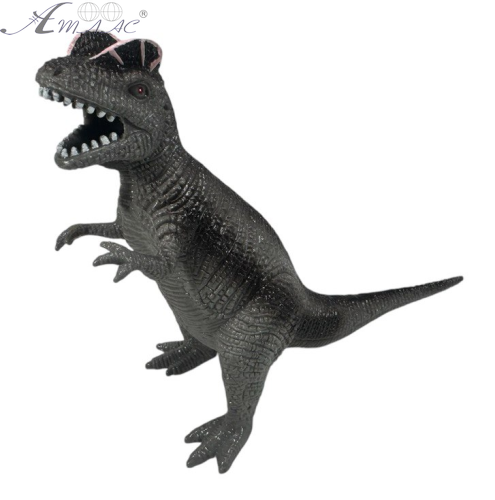 Игрушка силиконовая антистресс, Динозавр серый с бровями 15см. 08476 Игрушка силиконовая антистресс, Динозавр серый с бровями 15см. 08476