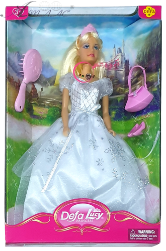 Кукла Defa Lucy Принцесса со звуковыми и световыми эффектами 28 см  8239 фото 2