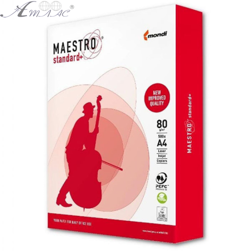 Папір Mondi А 4 500 аркушів Mondi Maestro standard+ 80г/м 16753 Папір Mondi А 4 500 аркушів Mondi Maestro standard+ 80г/м 16753