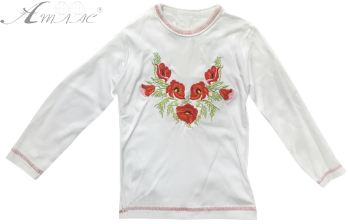 Вишиванка бавовна з довгим рукавом 12394 Вишиванка бавовна з довгим рукавом 12394