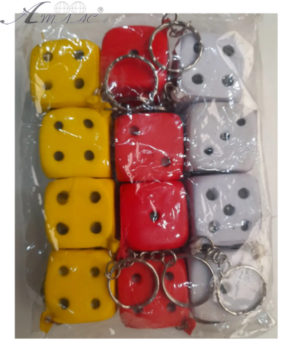 Брелок Кубик м'який ігровий плаває 3 см 12467 фото 2 Брелок Кубик м'який ігровий плаває 3 см 12467 фото 2