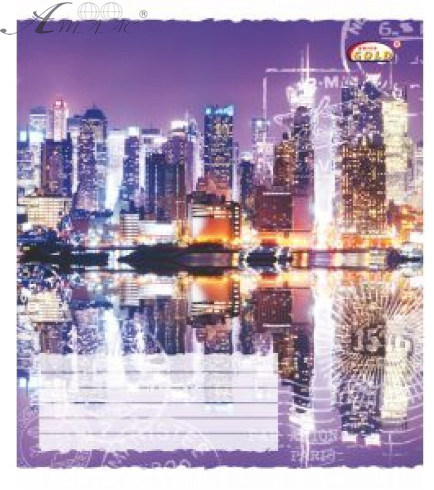 Тетрадь 60 л линия Бриск Gold Микс ТВ-44 Тетрадь 60 л линия Бриск Gold Микс ТВ-44