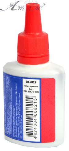 Фарба штемпельна Buromax червона 1901-03 Фарба штемпельна Buromax червона 1901-03