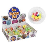 Игрушка Мячик антистресс ёжик с шариками внутри 5 см  24-3-162