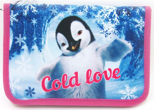 Пенал школьный JO Cold Love 1 отделение, 2 отворота, на молнии DH-18312 Пенал школьный JO Cold Love 1 отделение, 2 отворота, на молнии DH-18312