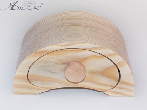 Деревянный комод Овал на одно отделение 17*9*9 см 1655 Деревянный комод Овал на одно отделение 17*9*9 см 1655